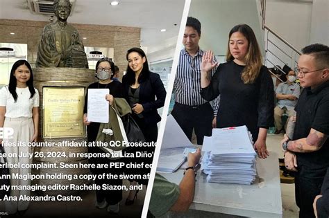 PEP.ph responds to Liza Diño's cyberlibel complaint .